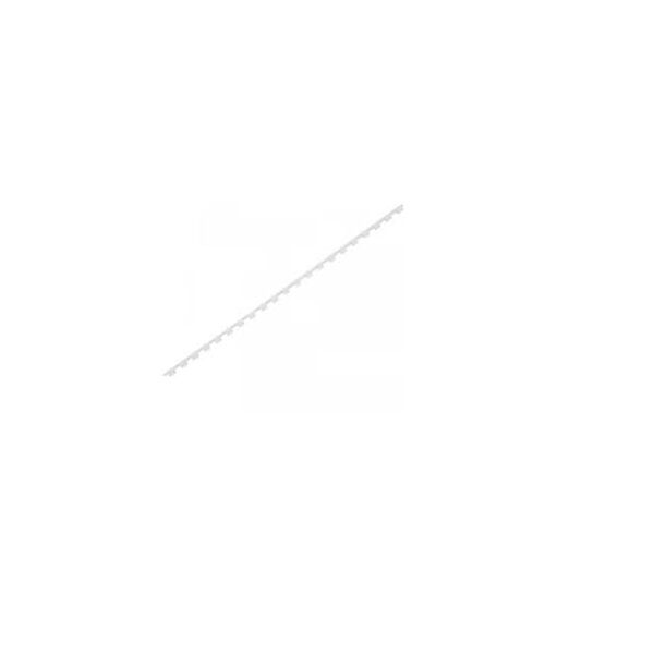 reliures plastiques 6 mm blanches