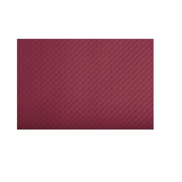set de table papier gaufre bordeaux