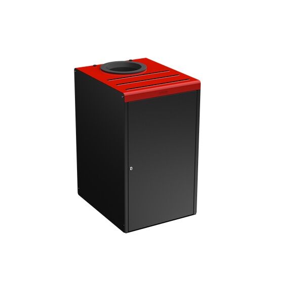 poubelle tri selectif alitr rouge rossignol