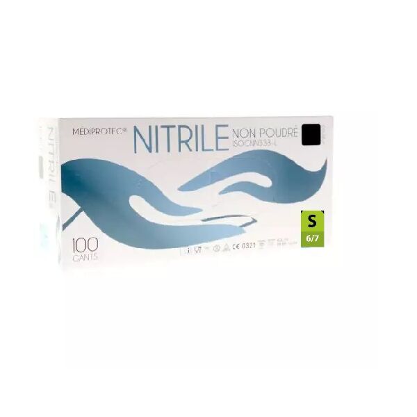 gant nitrile noir taille 6/7