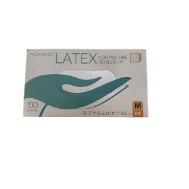 mediprotec gant latex non poudre taille m
