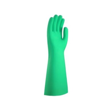 gant plonge nitrile vert long 455 mm