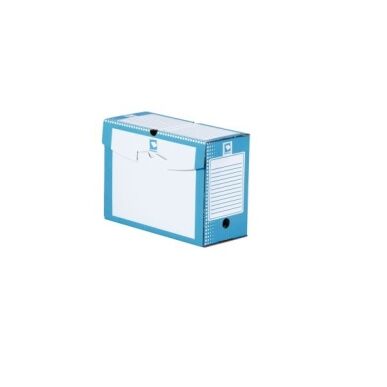 boite archivage bleue dos 15 cm