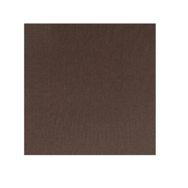 serviette ouate chocolat 30 39 cm