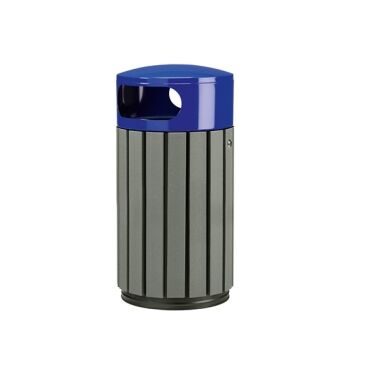 poubelle écologique zeno etik 40 litres bleu