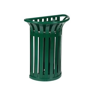 poubelle exterieure murale vert tulipe 35 litres