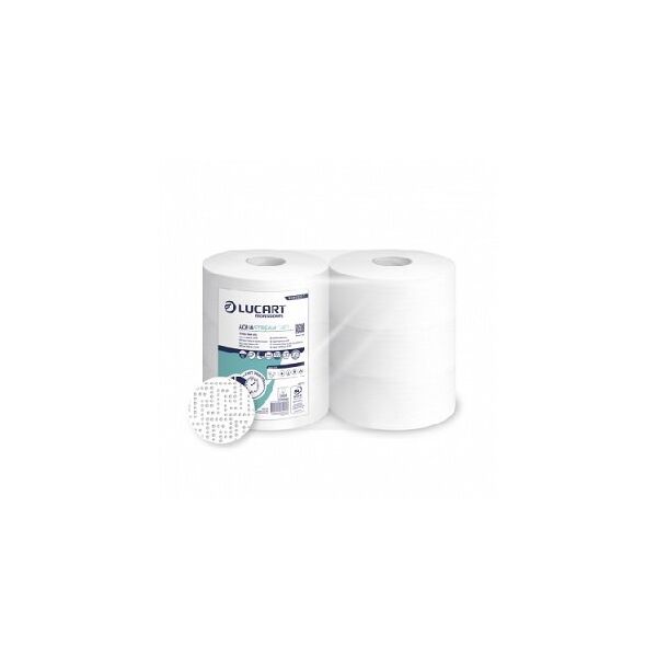Lucart aquastream340 papier toilette jumbo 6 rouleaux