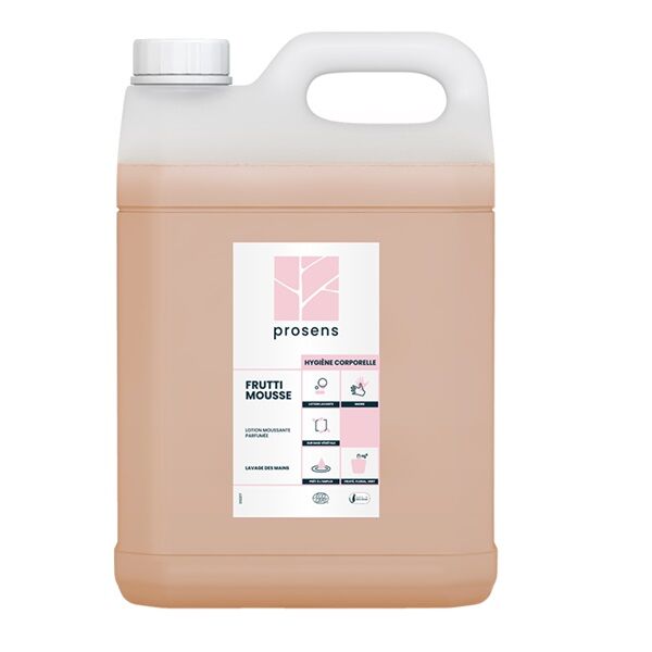 frutti mousse savon ecocert pour les mains 5 litres