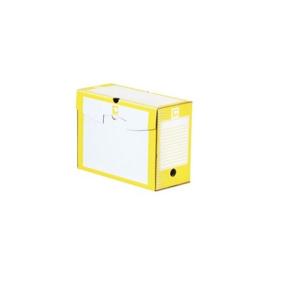 boite archivage jaune dos 15 cm