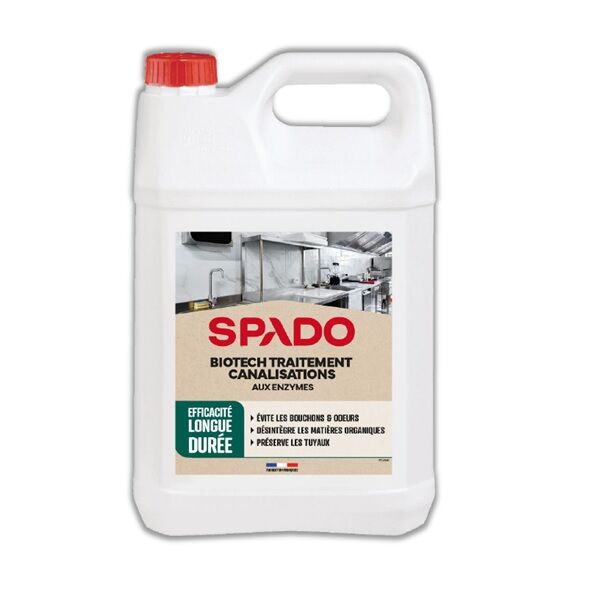 spado bidon traitement enzymatique canalisation