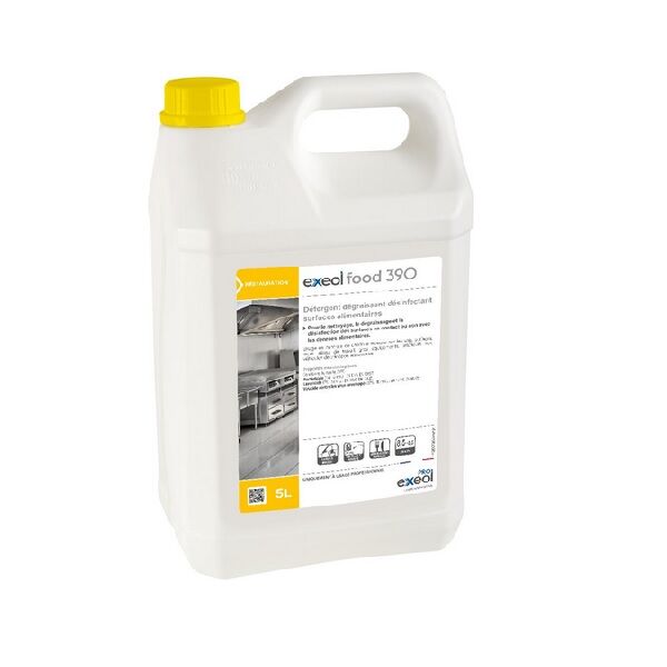 detergent degraissant desinfectant alimentaire exeol food 390
