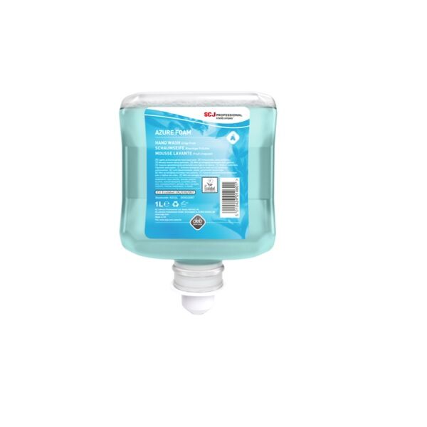 mousse lavante mains corps azure foam 1 l cartouche