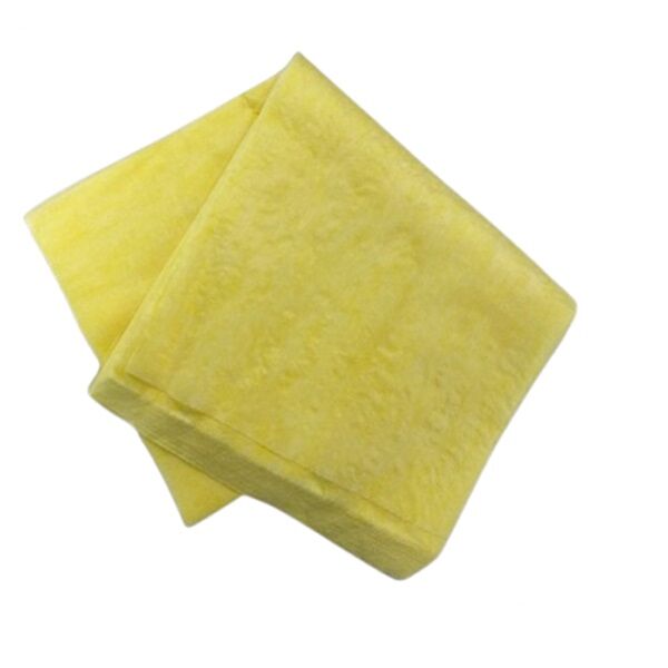 gaze à usage unique jaune pour balayage humide