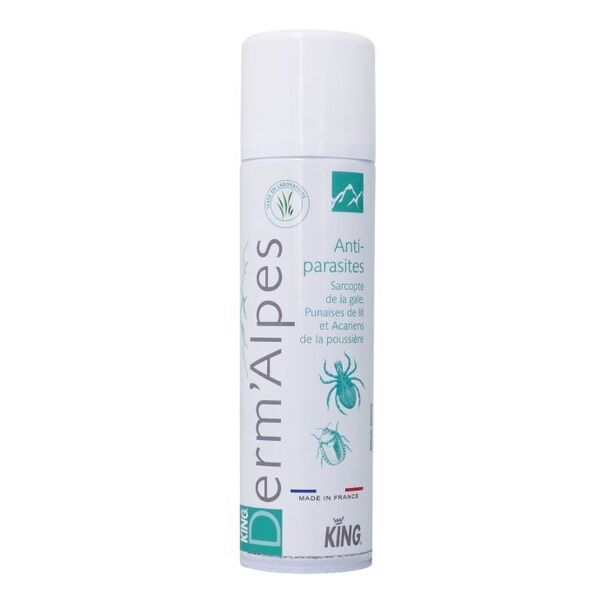 aerosol 250 ml anti parsasites punaises de lit et acariens Marque King